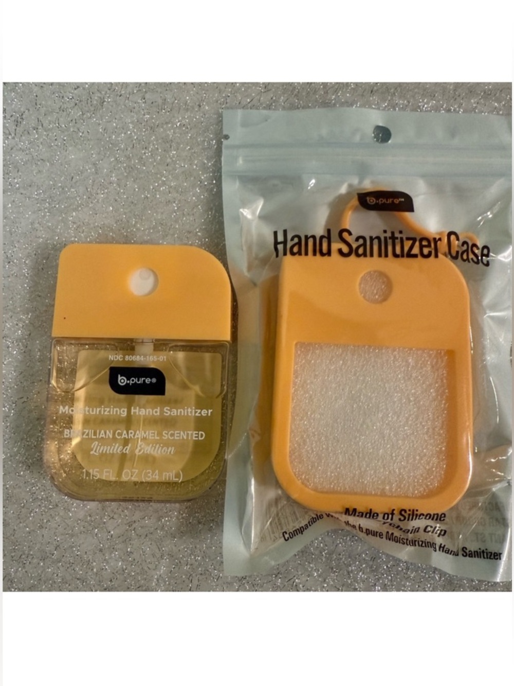 Brazilian Caramel Hand Sanitizer with Case